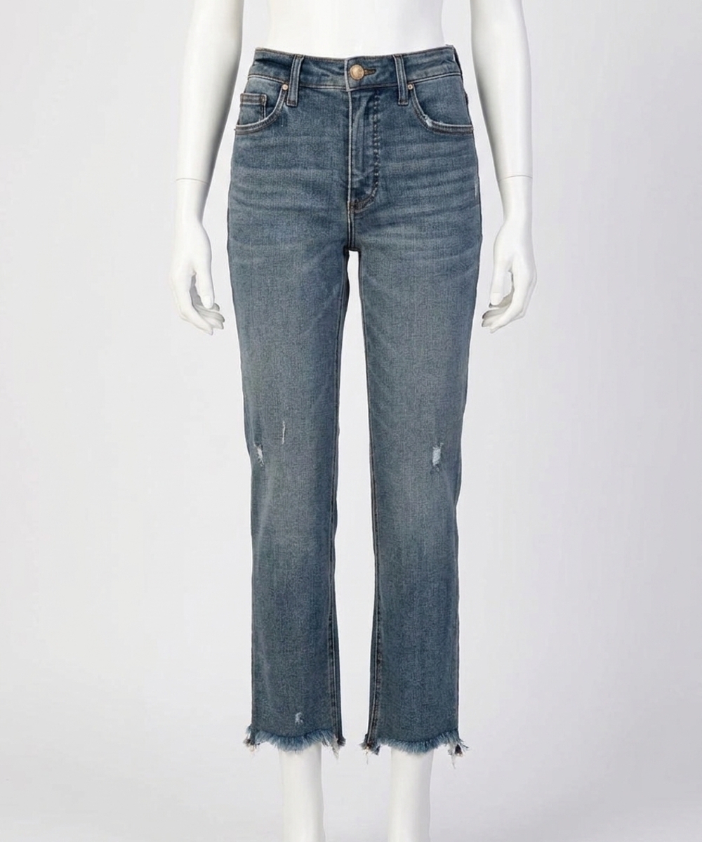 NEW KUT FROM THE KLOTH rachael high rise fab ab mom jeans in blue